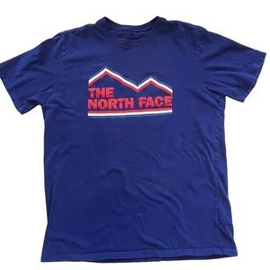 The North Face Blue T-shirt Mens Large